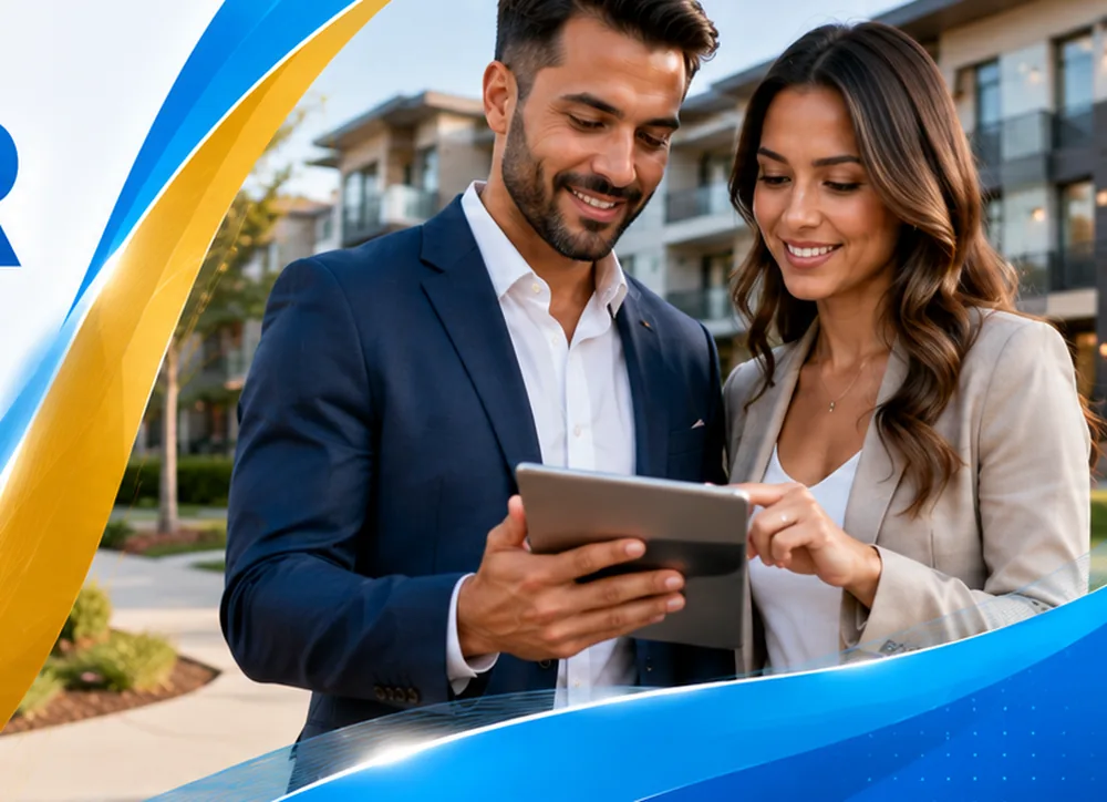 Investors reviewing a rental property portfolio on a tablet